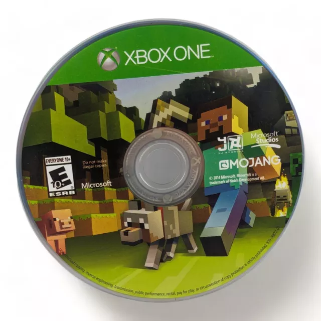 Xbox one minecraft best sale disc