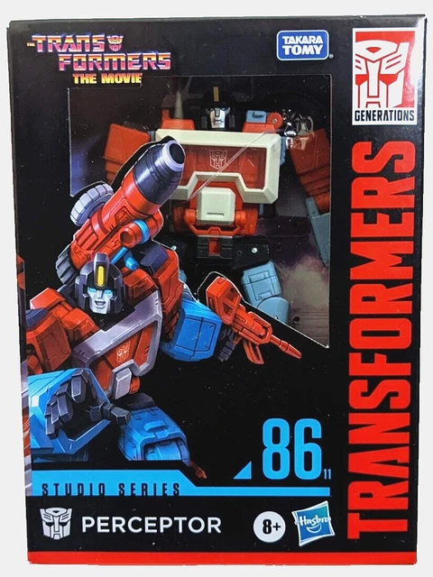HASBRO TRANSFORMERS STUDIO Series 86 Deluxe PERCEPTOR F3164 Action ...