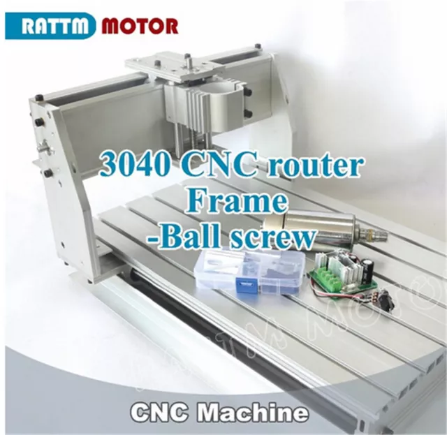 「EU」 DIY 3040 Desktop CNC Router 300W 3 Axis Engraving Machine Supporting Frame