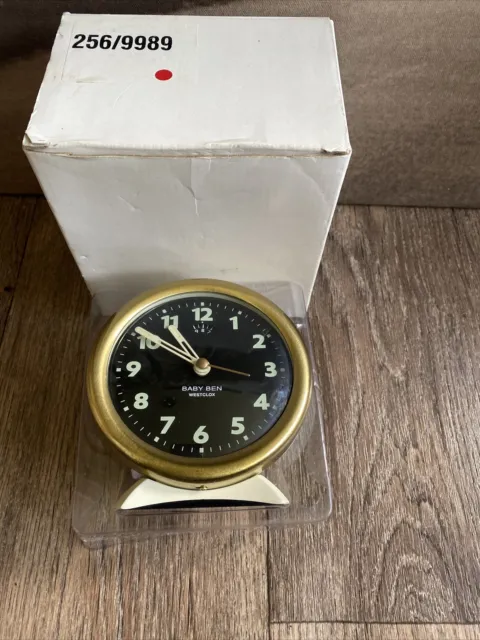 Vintage Westclox Baby Ben Classic Keywound Alarm Clock