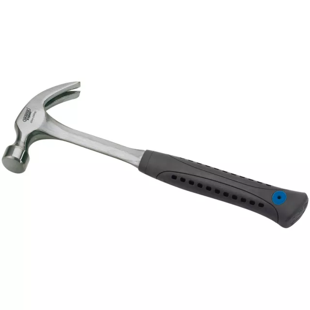 Draper Solid Forged Soft Grip Claw Hammer, 560g/20oz 21284