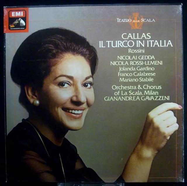 2-LP-Box Rossini - Il Turco En Italia,Callas,Gavazzeni,Royaume-Uni