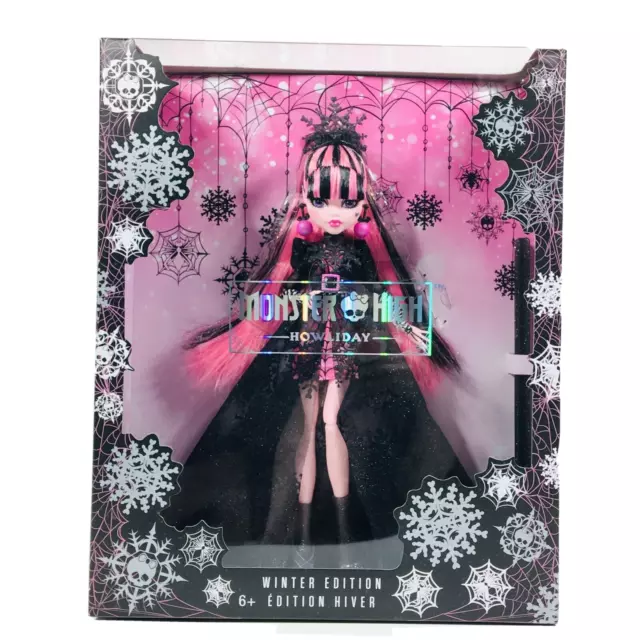 Monster High Howliday Draculaura Doll Winter Edition 2022 Mattel HKX67