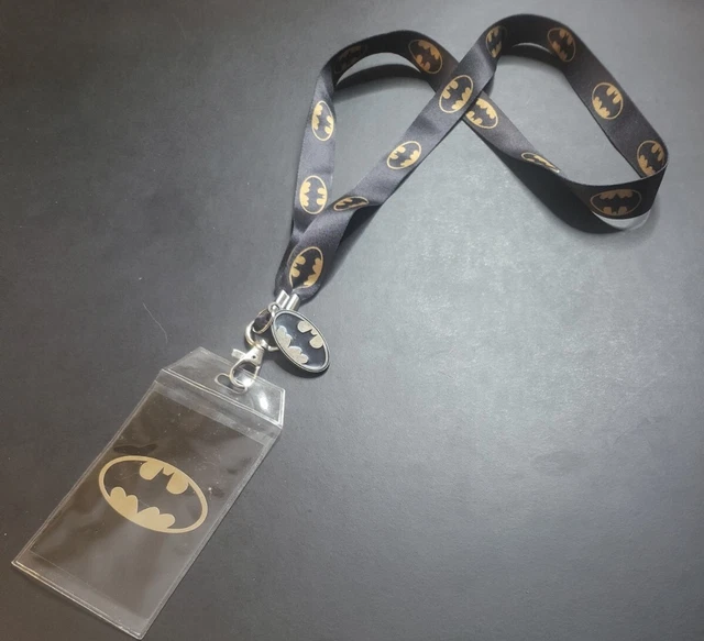 DC Comics Batman Metallic Logo Lanyard