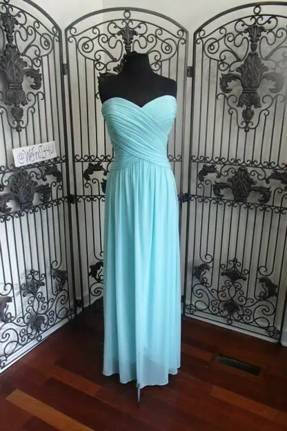 3144 - Alfred Sung Sz 16 Coastal D721 $246.00 Prom Formal Bridesmaids Gown Dress