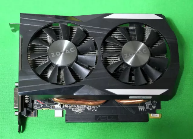 SCHEDA VIDEO ZOTAC GeForce® GTX 1050 Ti OC Edition 4 GB - USATA OTTIMA