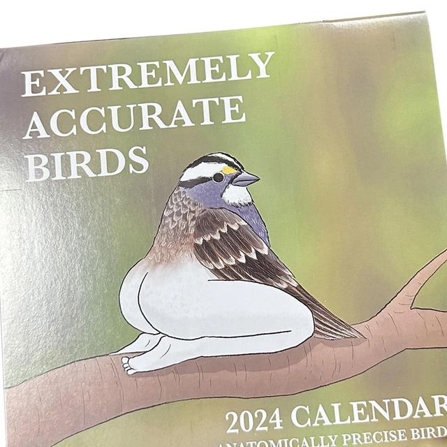 Calendario Uccelli 2026 – A4 Verticale Con Supporto In Legno, Illustrazioni Ad Acquerello, Per Ufficio E Casa