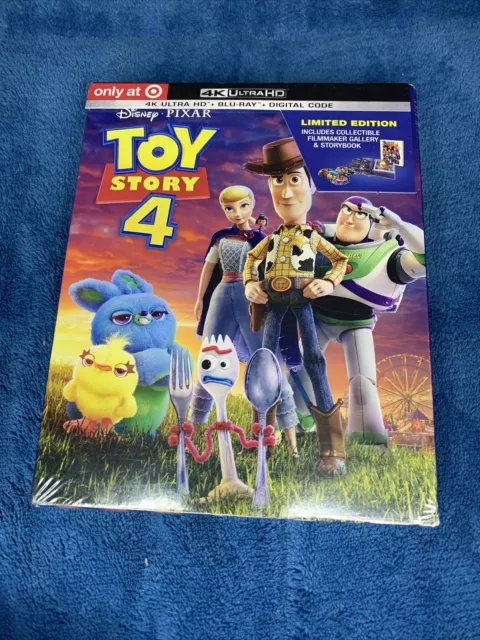 Toy Story 4 (4K Ultra HD + Blu-ray Disc + Digital) 2-Disc Set NEW and Sealed