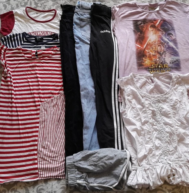 Girls Bundle Of Clothes Age 10-12 Years - Adidas Next Shein Tu etc
