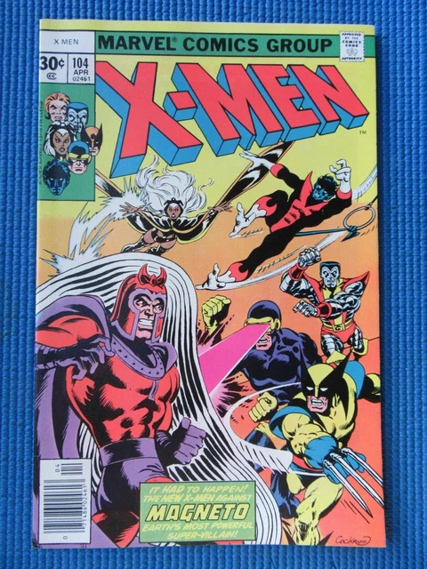 Uncanny X-Men # 104 - (Nm/Nm+) -Magneto-1St App Starjammers-Wolverine,Storm-Toad
