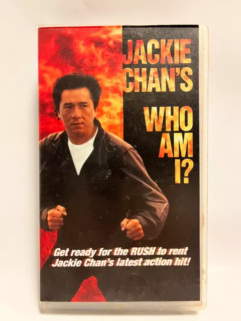 Who Am I? rare AU Columbia Video VHS cult 90s Jackie Chan Hong Kong action