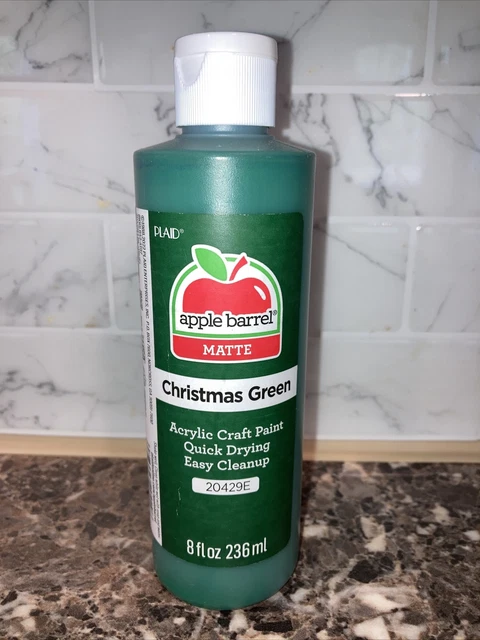 Nuevo Sellado 8 oz Botella de Acrílico VERDE Secado Rápido Lavable Arte y Artesanía Pintura