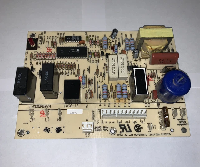 ANSI Z21.20 AUTOMATIC IGNITION SYSTEMS LH33WP002A 106812 , 106883
