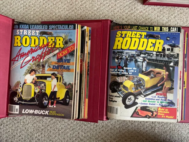 1986-87 Lot Of 20 Street Rodder Magazine (Street Rod/Street Rodding )