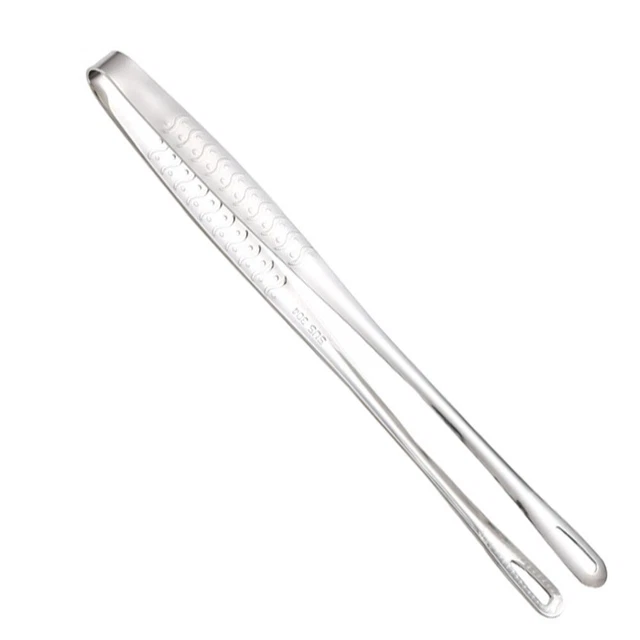 Buffet Clip Tong Cream Stainless Steel Barbeque Clamp Chef Tongs