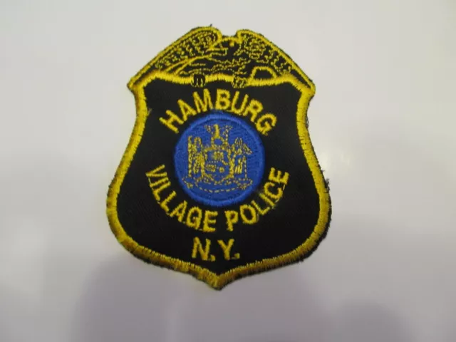 New York Hamburg Village Police Patch Obsolete