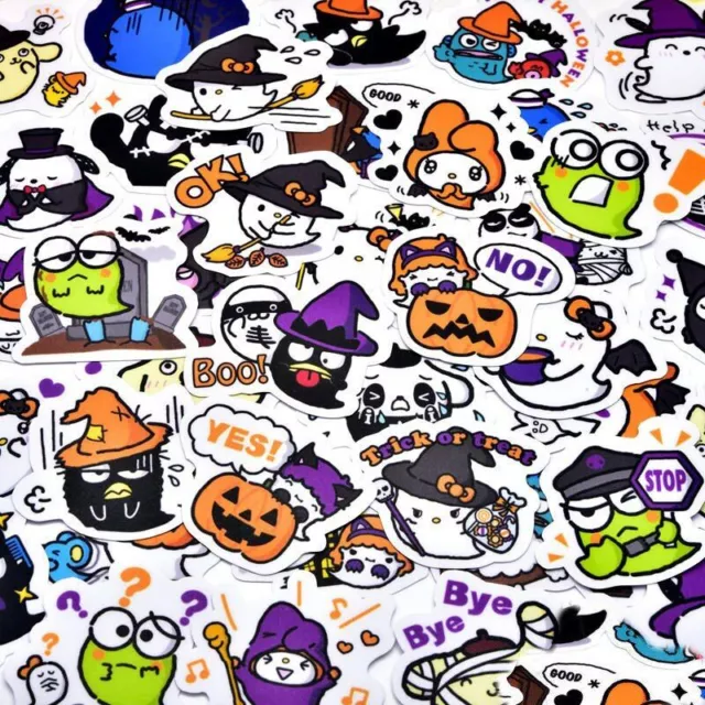 40pcs Kawaii Halloween Scrapbooking Stickers Decor Crafts Diary Notebook Sticker