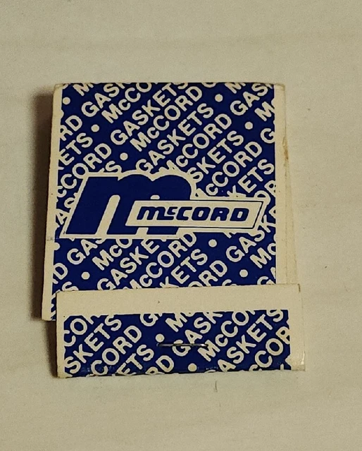 Matchbook Ephemera Vintage McCord Gaskets Ross Automotive Moses Lake Othello Car