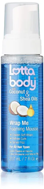 Lottabody Coconut Oil and Shea Wrap Me Foaming Curl Mousse , Gifts for Women,...