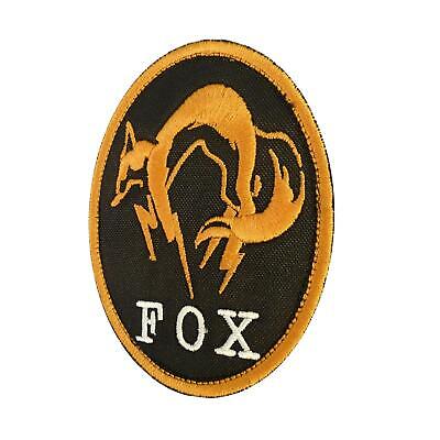 Metal Gear Solid Fox Hound Ground Zeroes PS4 Xbox Cosplay PVC 3D Touch Fastener Patch 