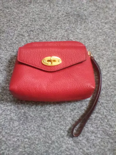 Mulberry leather wristlet immaculate condition