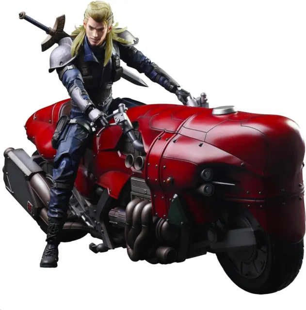 SQUARE ENIX FINAL FANTASY VII REMAKE PLAY ARTS KAI Roche & Bike SET