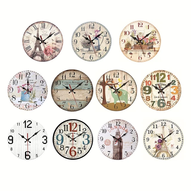 MÉCANISME DESIGN CARFT vintage horloge bois création matériaux haute ...