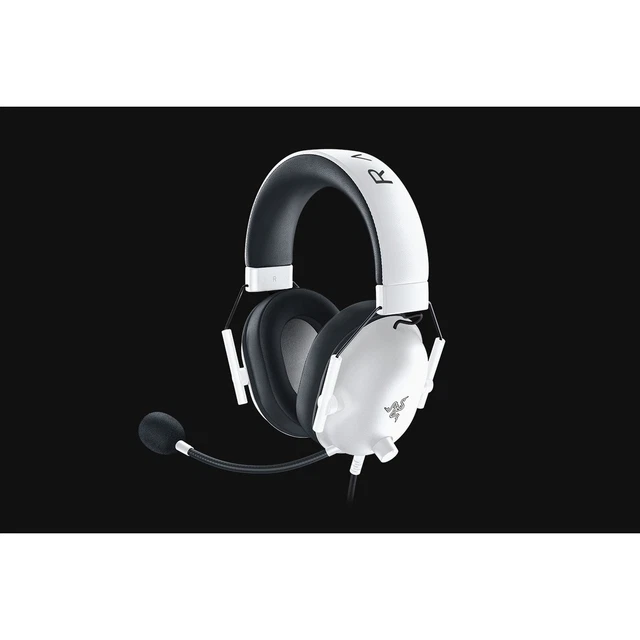 White Razor Haedset RAZER BLACKSHARK V2 X Wired Gaming 12 - 28000 Hz 240 g Headset White £ ...