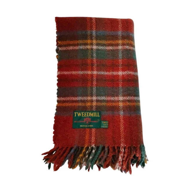 新品◎アーバンリサーチドアーズ◎TWEED MILL　wool stole TWEEDMILL STOLE SCARF Large Wool Red / Tz Women $141.24