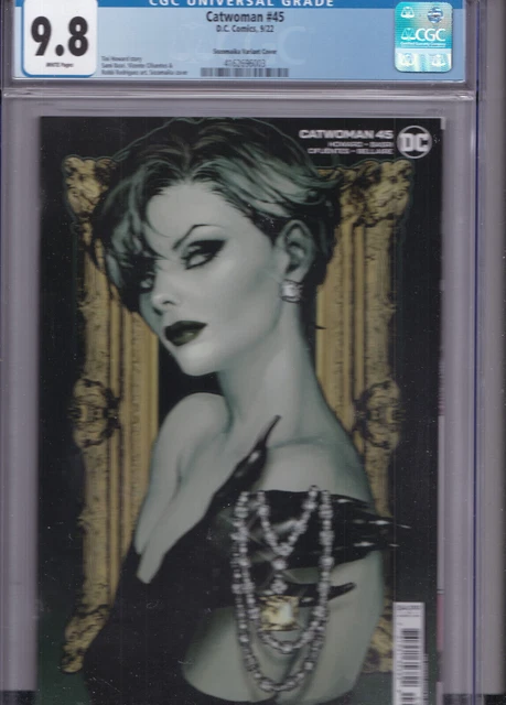 Catwoman #45 Cgc 9.8 White Pgs Sozomaika Variant Last 1:25 Ratio Dc Comics 2022