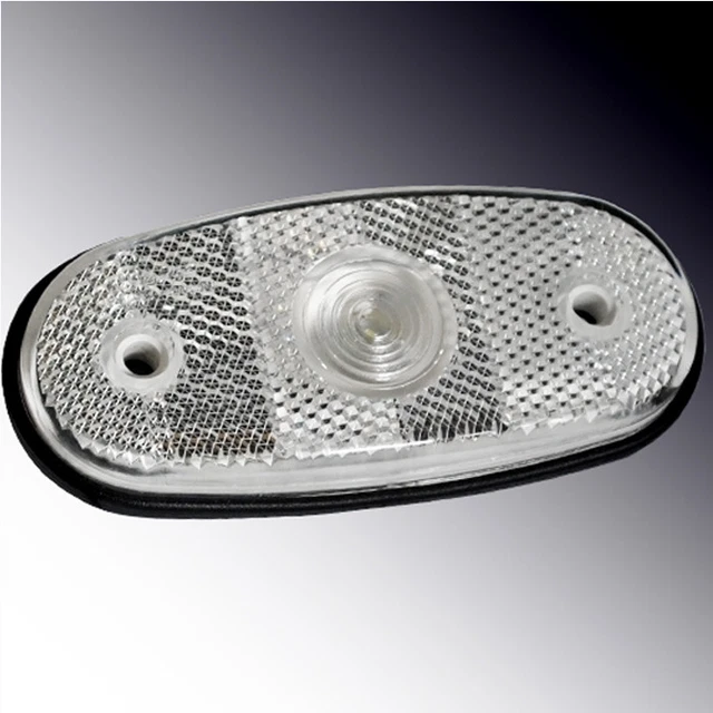 LED Umrissleuchte Rot Winkelbefestigung 12V / 24V