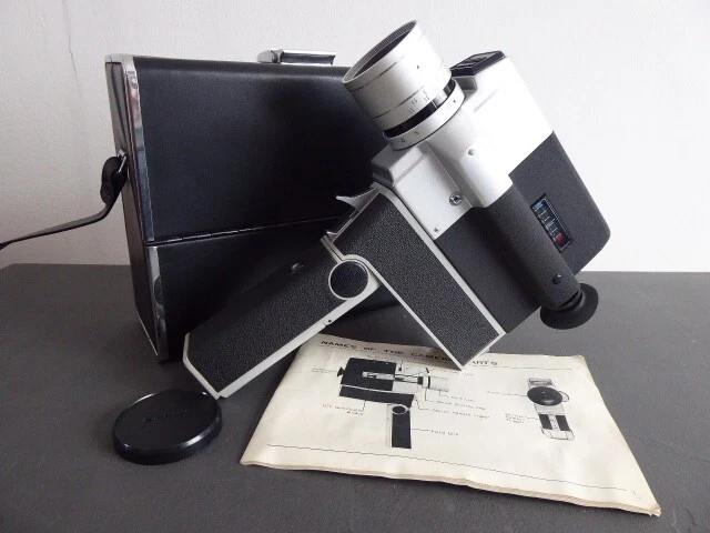 Cámara De Película De Colección Sankyo Super Cm300 Super8 - Orden De Funcionamiento Completo