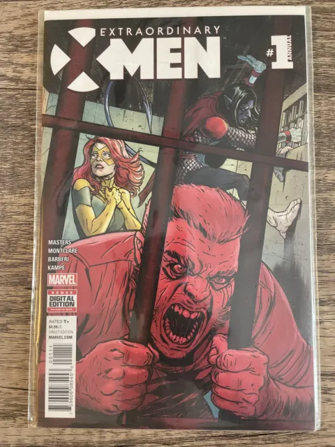 Extraordinary X-Men #1 Annual, Marvel Comic Book, 2016 NM