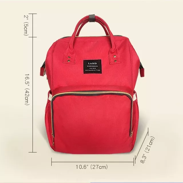 CYBEE Diaper Bag Multi-Function Waterproof Travel Backpack Nappy Bags for Baby 2