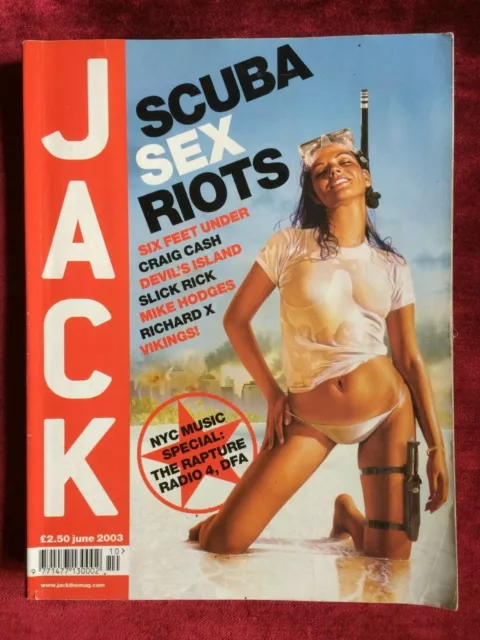 JACK magazine June 2003 Slick Rick Richard X Ricky Gervais Mike Hodges Rapture