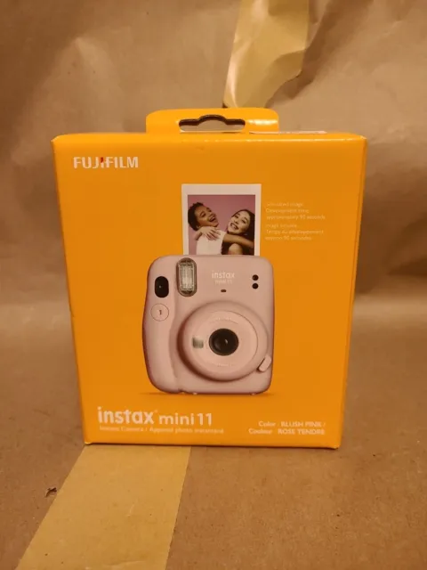 Fujifilm Instax Mini 11 Instant Camera, Blush Pink, New in Box NIB