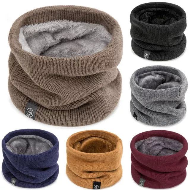 Wool Fur Neck Scarves Soft Knitted Sport Scarf Cold-proof Collar  Women Men