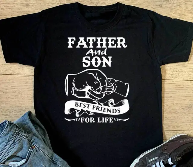 Maglietta Father & Son Best Friends For Life papà papà compleanno papà regalo festa