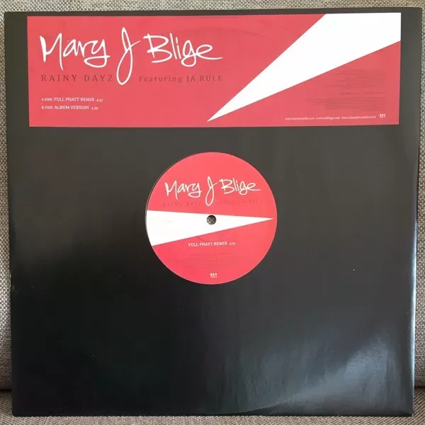 Mary J. Blige - Rainy Dayz (12", Promo)