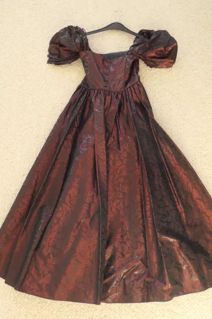Robe de soirée vintage Laura Ashley, style victorien, T 36/UK 10, excellent état 3