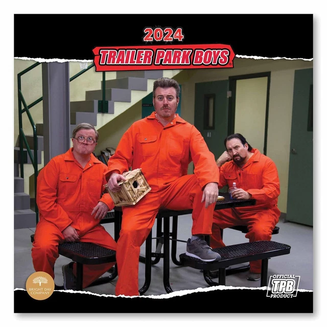 TRAILER PARK BOYS Calendar 2024 Entertainment Month To View £10.99