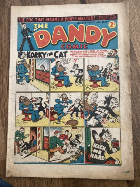 Dandy Comic- No.347 July 5th 1947 VG