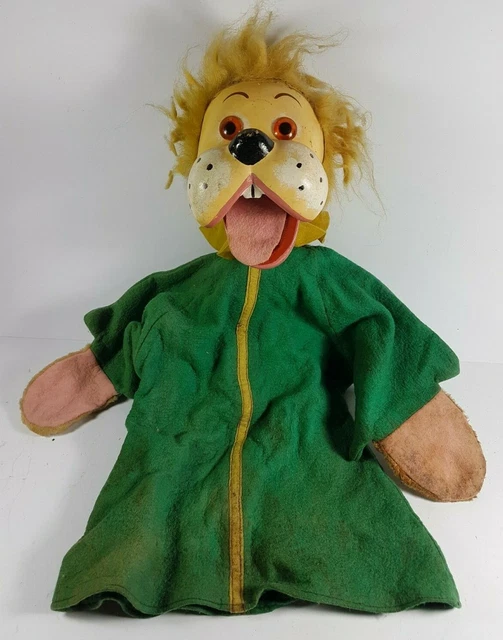 VINTAGE PELHAM PUPPET Friendly Lion Vent Doll Ventriloquist Dummy