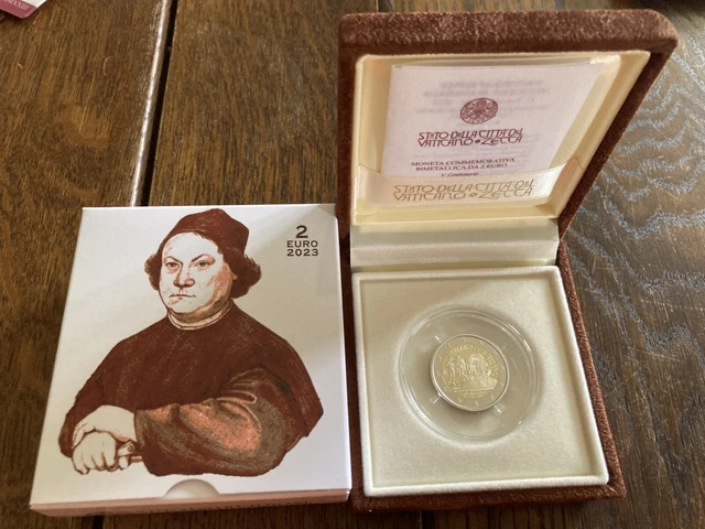 Vatikan 2 Euro 2023 "500. Todesjahr Pietro Perugino" PP-Proof