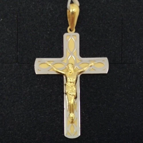 Pendentif Croix De Santiago En Or 18K 750 - Neuf Avec étiquettes, 20.3 Mm, Marque SR
