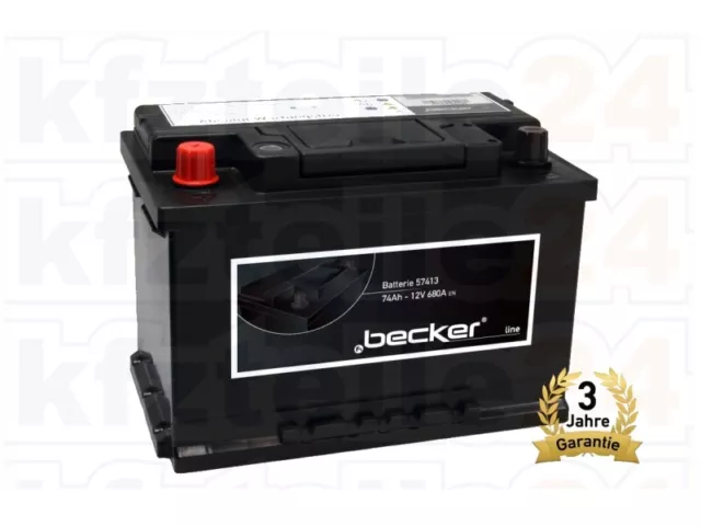 F.BECKER_LINE Starterbatterie BLUE dynamic 4,17 L (70110020) für FORD USA