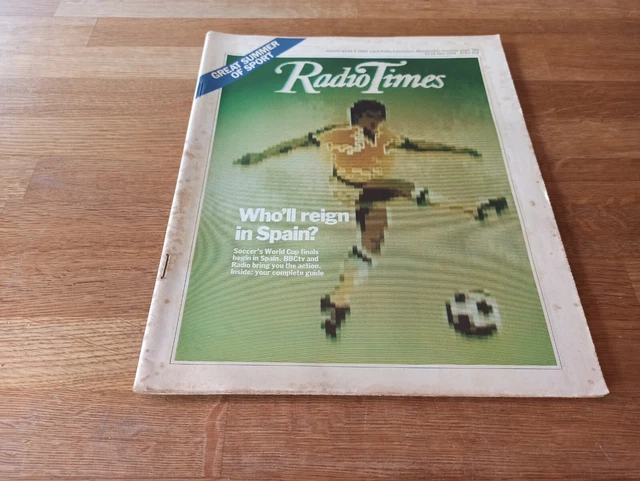 RADIO TIMES MAGAZINE # 1982 June 12-18 World Cup Spain cover North West ...