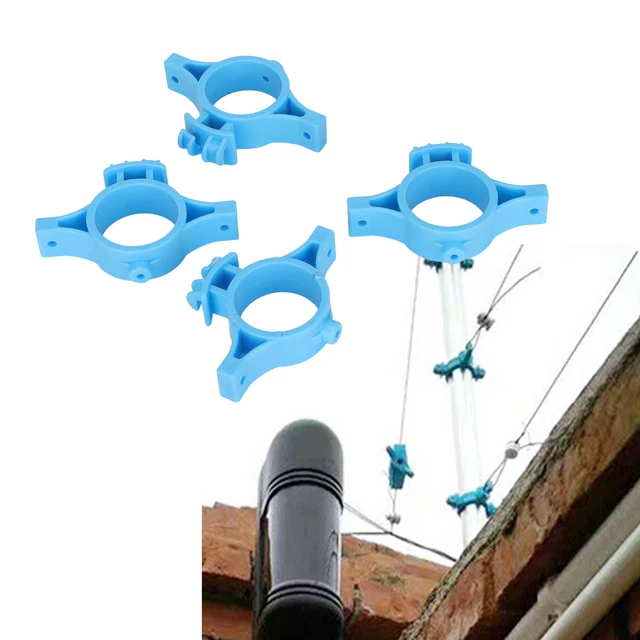 50Pcs Electric Fence Insulators ABS Pulse Electric Fence Terminal Rod HO LT