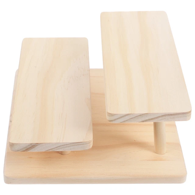 5pcs Desktop Wooden Stending Action Action Figure Porta occhiali sole
