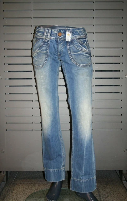 PEPE JEANS LONDON MIDONNA low waist dunkelblau ORIGINAL MRT01 EUR - PicClick FR